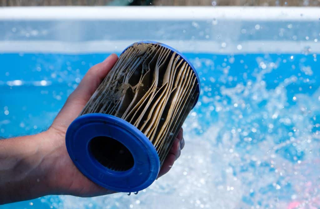 Dirty Replacement Pool Filter Cartridge